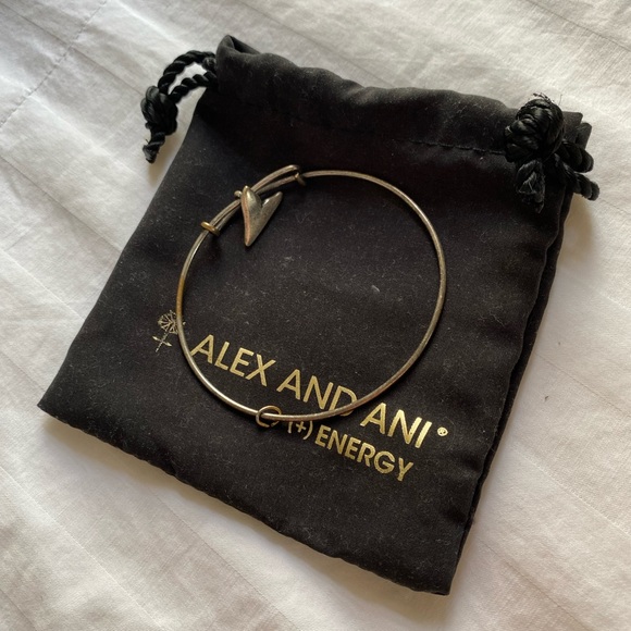 Alex and Ani Silver Shark Tooth Bracelet - Picture 6 of 11